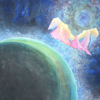 Malerei mit dem Titel "The Ascension" von Tom Vincenec, Original-Kunstwerk, Acryl