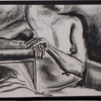 Rysunek zatytułowany „Female Nude #10” autorstwa Toni Medford, Oryginalna praca