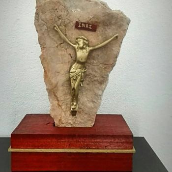 雕塑 标题为“Cristo pretify” 由Topatopera, 原创艺术品, 石