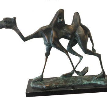 Escultura intitulada "Desert-ship" por Kristof Toth, Obras de arte originais, Bronze