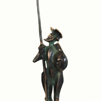 雕塑 标题为“Don Quijote de la M…” 由Kristof Toth, 原创艺术品, 青铜