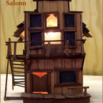 Sculpture titled "Gilmore's Saloon fr…" by Tower, Original Artwork