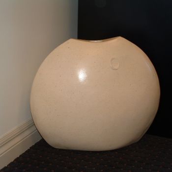 Sculpture titled "Moon I" by David Tremaine, Original Artwork, Ceramics