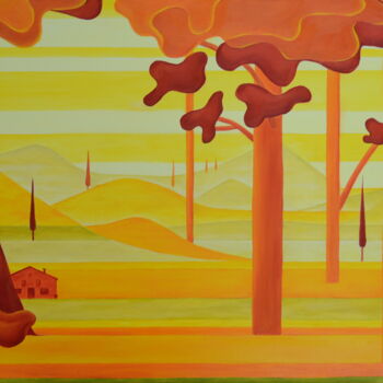 제목이 "L'acceptation"인 미술작품 Truss Bongers - Van Lierop로, 원작, 기름 목재 패널에 장착됨