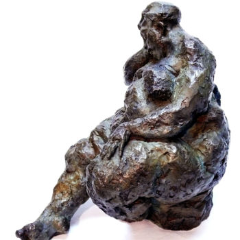 Escultura titulada "Méridienne" por Marie-Thérèse Tsalapatanis, Obra de arte original, Bronce