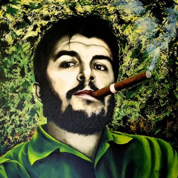 Pintura intitulada "CHE GUEVARA" por Turan Inal, Obras de arte originais, Acrílico