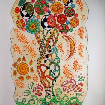 Drawing titled "жизнь" by Cherepakha, Original Artwork, Other