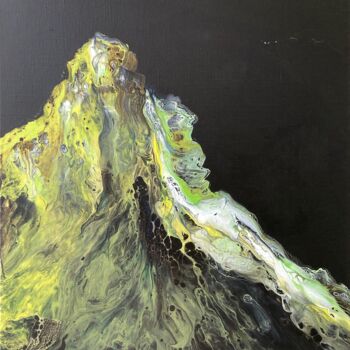 Pittura intitolato "Yudychvumchorr Peak" da Uliana Salagina, Opera d'arte originale, Acrilico Montato su Telaio per barella…