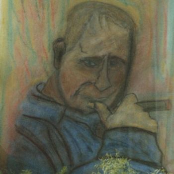 Pittura intitolato "Portrait" da Ulli Heupel, Opera d'arte originale, Olio