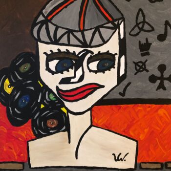Painting titled "it's me" by Ullke, Original Artwork, Acrylic