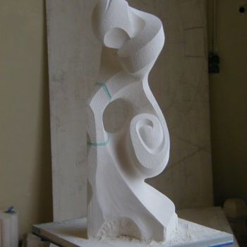 Sculpture intitulée "3" par Umo, Œuvre d'art originale, Pierre