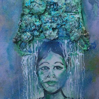 Malarstwo zatytułowany „Beauty from the lan…” autorstwa Ursula Gnech, Oryginalna praca, Akryl