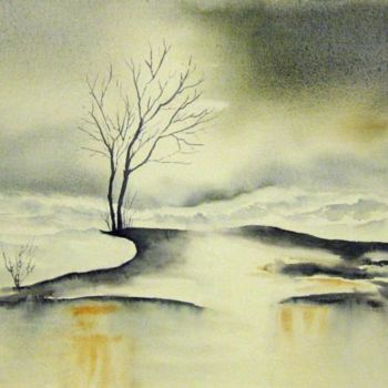 제목이 "Solitude"인 미술작품 Les Aquarelles D’Uve로, 원작