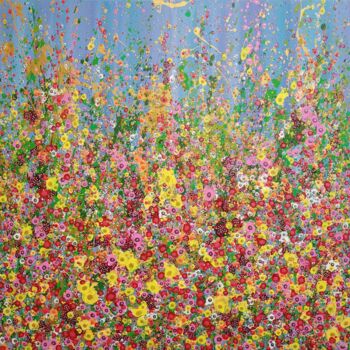 Ζωγραφική με τίτλο "Colorful acrylic ab…" από Valentina Pufe, Αυθεντικά έργα τέχνης, Ακρυλικό