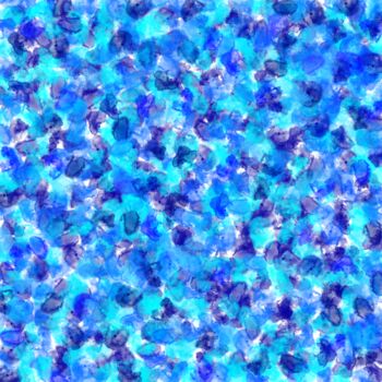Druckgrafik mit dem Titel "Ocean deep blue - P…" von Vafa Majidli, Original-Kunstwerk, Digitaldruck