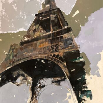 Ζωγραφική με τίτλο "Un morceau de France" από Vahan Shahbazyan, Αυθεντικά έργα τέχνης, Λάδι
