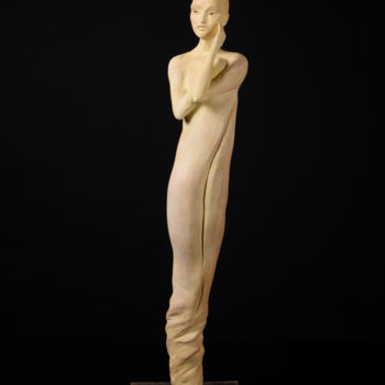 Sculpture titled "l-autre-cote1.jpg" by Valerie Barrault, Original Artwork, Ceramics