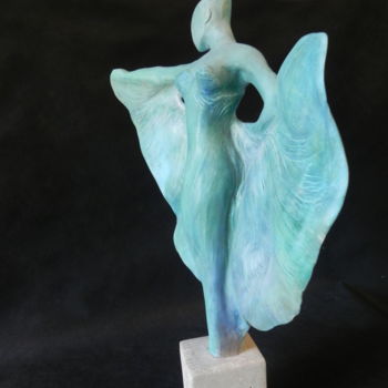 Sculpture titled "voile d'un jour" by Valerie Barrault, Original Artwork