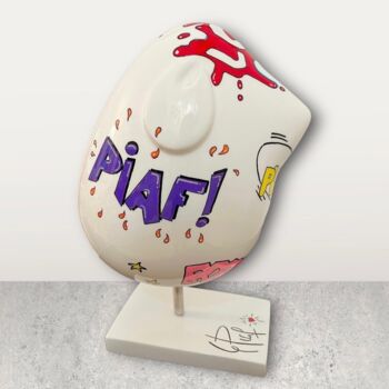 雕塑 标题为“Piaf PopArt (Large)” 由Valérie Marty, 原创艺术品, 树脂