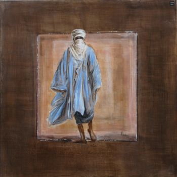 Pintura titulada "Targui" por Valérie Chrétien, Obra de arte original