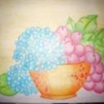 "Fruta e Flores" başlıklı Tablo Vanda Estriga tarafından, Orijinal sanat