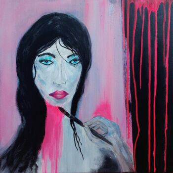 Peinture intitulée "Somebody that I use…" par Vanja Zanze, Œuvre d'art originale, Acrylique