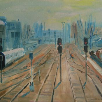 Painting titled "#9905" by Vasyl, Original Artwork, Oil