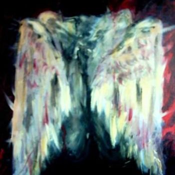 Pintura intitulada "Ange déchu 3" por Vdrey, Obras de arte originais, Óleo