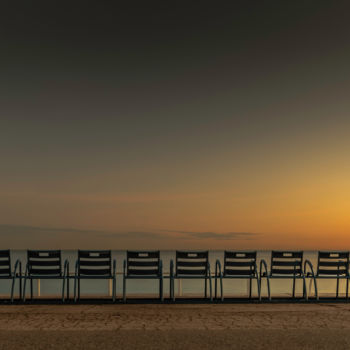 Photography titled "Les chaises bleues" by Millenium Photographie, Original Artwork