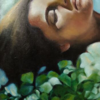 Painting titled "Seek oneself" by Veronica Ciccarese, Original Artwork, Oil