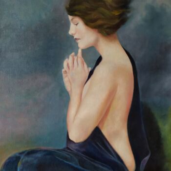 Malerei mit dem Titel "LIKE A BREATH OF WI…" von Veronica Ciccarese, Original-Kunstwerk, Öl