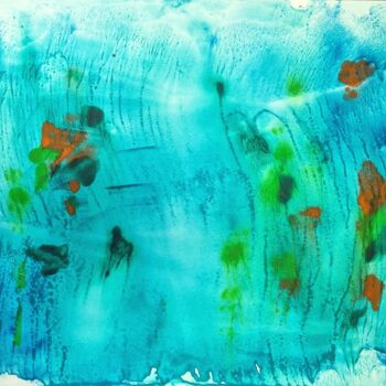 Malerei mit dem Titel "Sea inspiration III…" von Veronika Posta, Original-Kunstwerk, Acryl