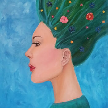 Pintura titulada "Spring Original oil…" por Veronika Zubareva, Obra de arte original, Oleo