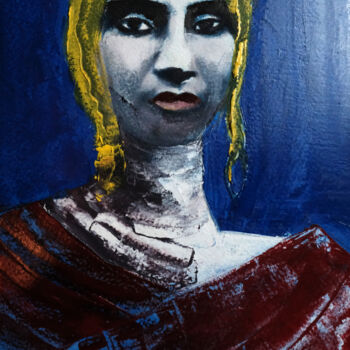 Peinture intitulée "Kumbakonam" par Véronique Piaser-Moyen, Œuvre d'art originale, Huile