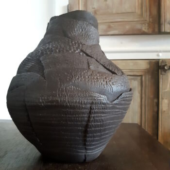 Design intitulada "Vase "ventru"" por Véronique Vaude, Obras de arte originais, Acessórios