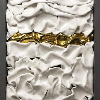 Escultura intitulada "Golden mean." por Viacheslav Zaykin, Obras de arte originais, Argila