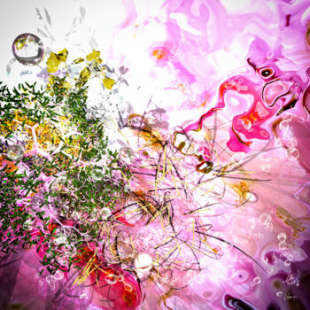 Digital Arts με τίτλο "Fleur de cerisier" από Victoire, Αυθεντικά έργα τέχνης, 3D Μοντελοποίηση