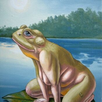 Pintura titulada "Toad" por Victor Molev, Obra de arte original