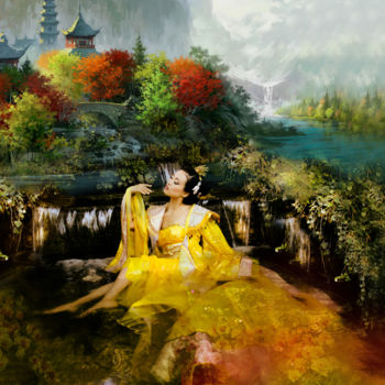 Photographie intitulée "Xian: Myths of the…" par Viet Ha Tran, Œuvre d'art originale, Photographie manipulée
