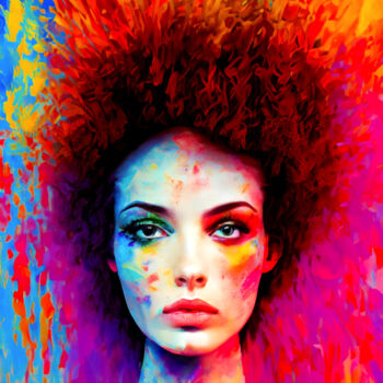 数字艺术 标题为“Eva” 由Viktor Artemev, 原创艺术品, 数字油画