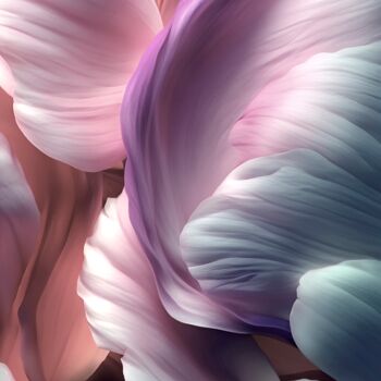 "Petals" başlıklı Dijital Sanat Viktor Artemev tarafından, Orijinal sanat, AI tarafından oluşturulan görüntü