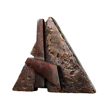 雕塑 标题为“Catchstone II” 由Vincent Champion-Ercoli, 原创艺术品, 青铜