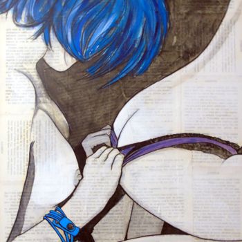 Pittura intitolato "sans culotte" da Vincent Tessier Xxc, Opera d'arte originale, Acrilico