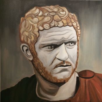 Pintura intitulada "Caracalla" por Vincenzo Cohen, Obras de arte originais, Óleo