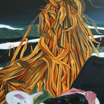 「Searching for a dre…」というタイトルの絵画 Vira Yakymchukによって, オリジナルのアートワーク, オイル
