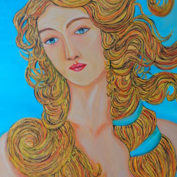 Painting titled "Beauté de Sandro. B…" by Virginie Le Roy, Original Artwork, Oil