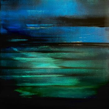 제목이 "Les eaux du Costa R…"인 미술작품 Virginie Munch로, 원작, 아크릴 나무 들것 프레임에 장착됨