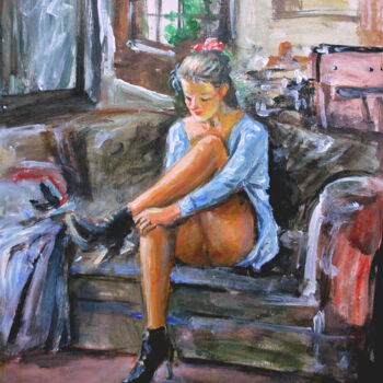 girl with shoes