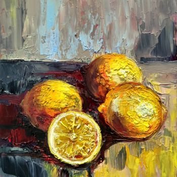 "Лимоны" başlıklı Tablo Vita Bogachenko tarafından, Orijinal sanat, Petrol