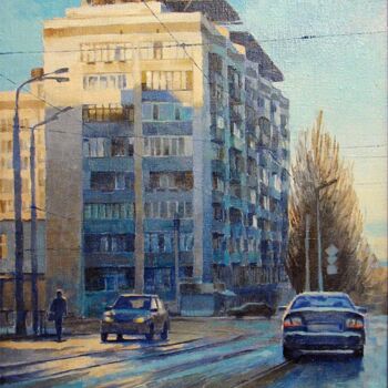 Ζωγραφική με τίτλο "Premier décembre" από Vladimir Kozlov, Αυθεντικά έργα τέχνης, Λάδι